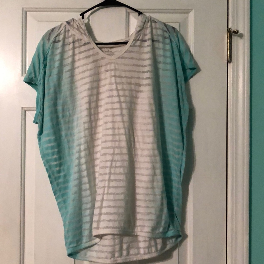 Calvin Klein performance tee with hood